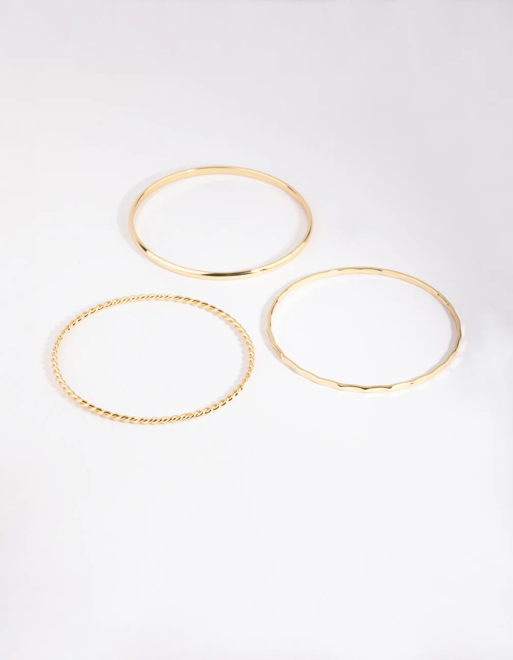 Gold Plated Mixed Bangle Pack - Image 3