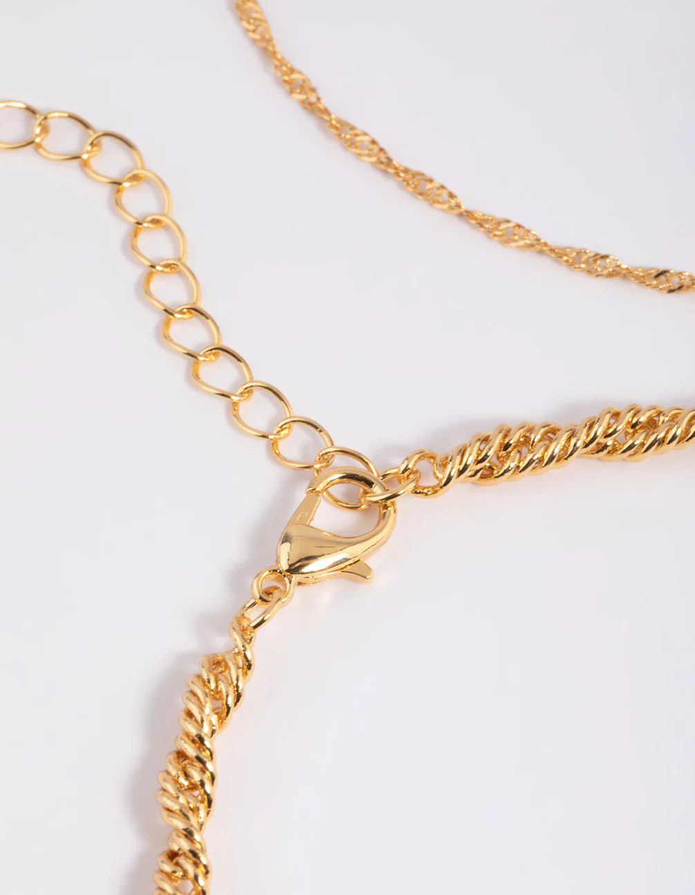 Gold Plated Twisted Chain Anklet Pack - Image 3