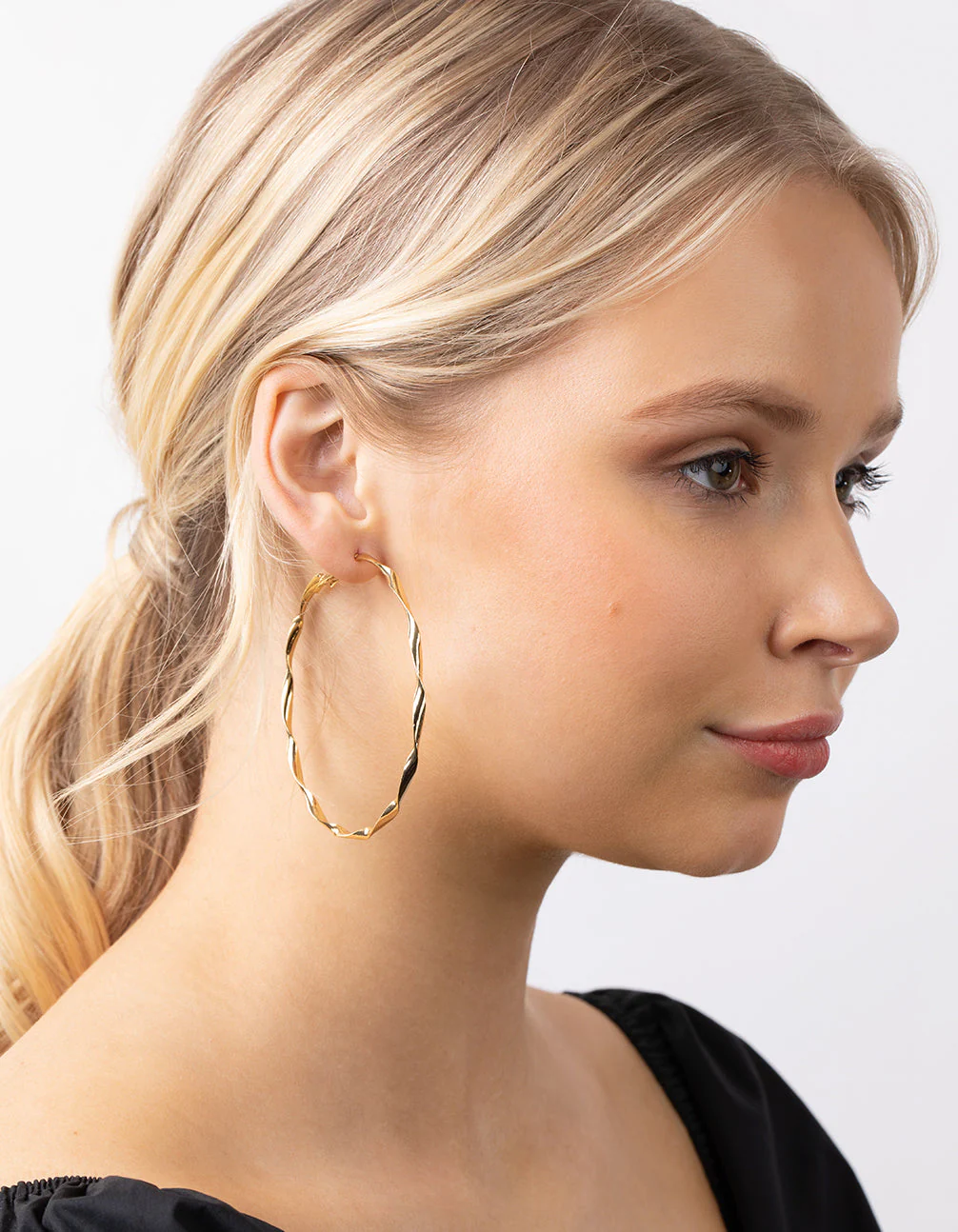 Gold Plated Hoop Pack - Image 4