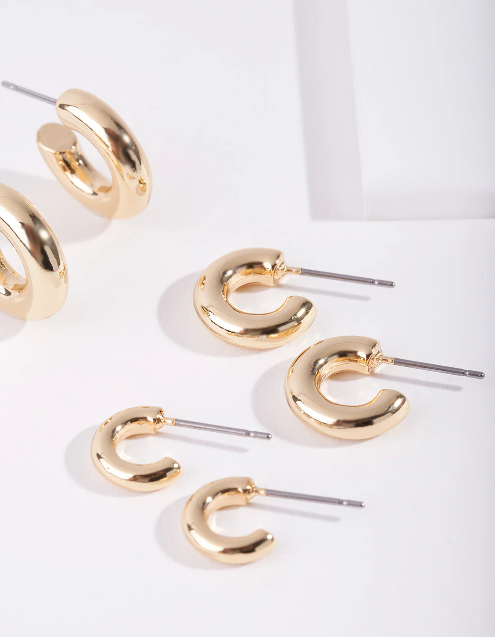 Gold Plated Huggie Pack - Image 2