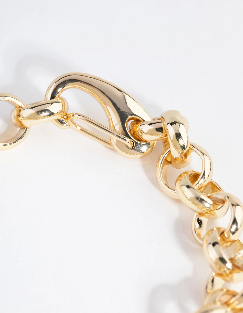 Gold Rolo Chain Bracelet - Image 3