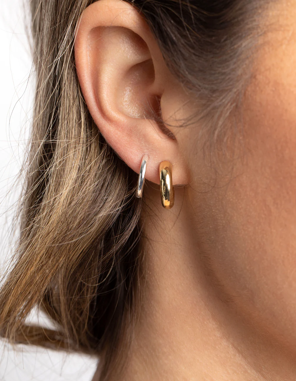Gold & Silver Plated Hoop Earring Pack - Image 5