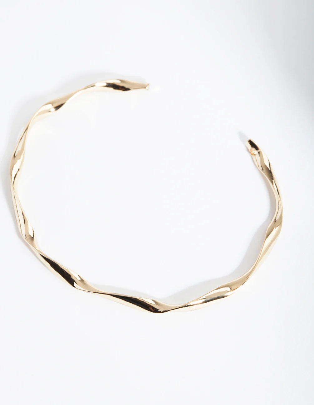 Gold Plated Twist Bangle - Image 2