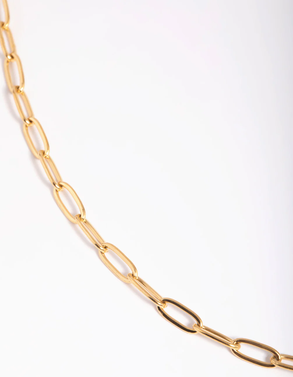 Waterproof Gold Plated Stainless Steel Padlock Fob Necklace - Image 4