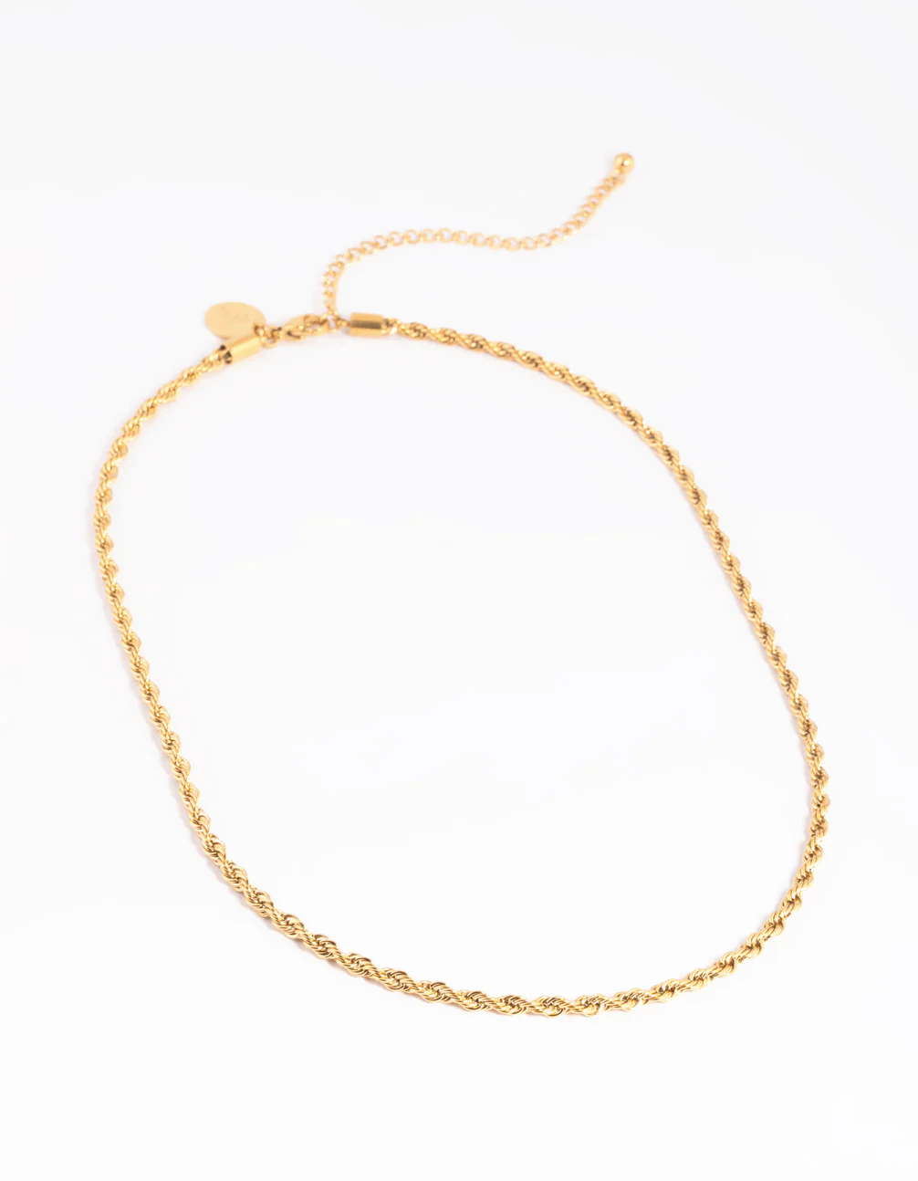 Waterproof Gold Plated Stainless Steel Twisted Chain Necklace - Image 4