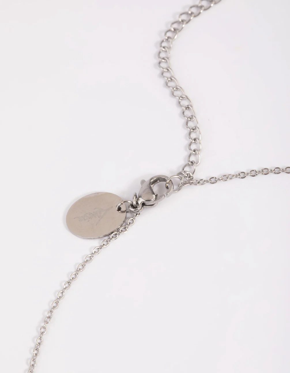 Waterproof Stainless Steel Cubic Zirconia Cross Necklace - Image 4
