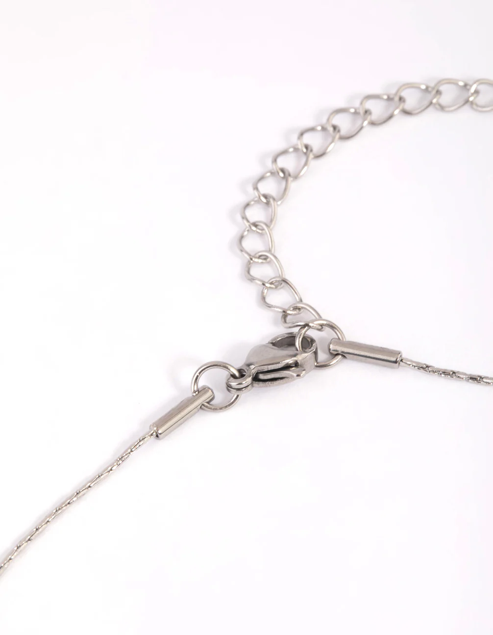 Waterproof Stainless Steel Cubic Zirconia Solitaire Necklace - Image 4