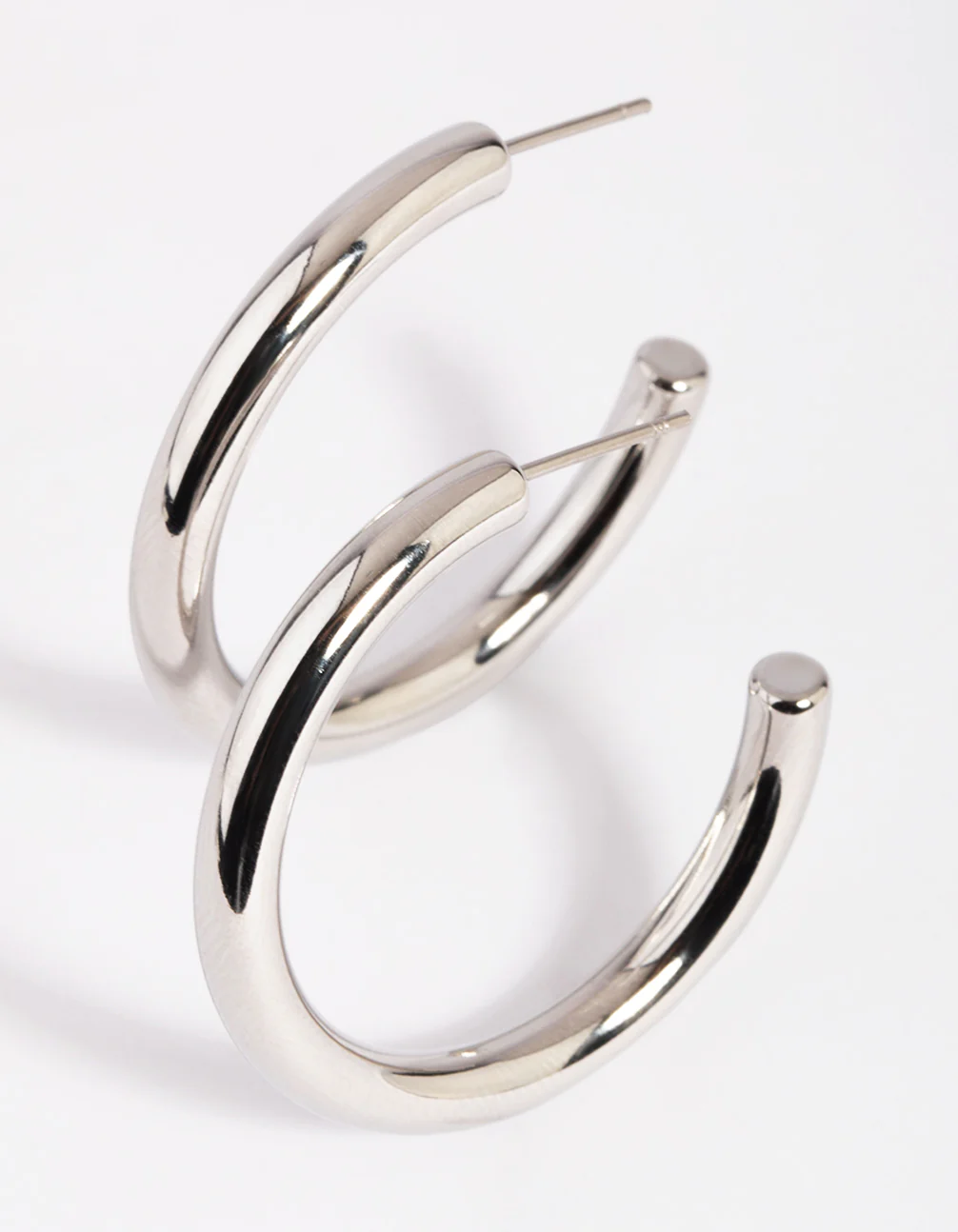 Surgical Steel Hoop Earrings - Image 3