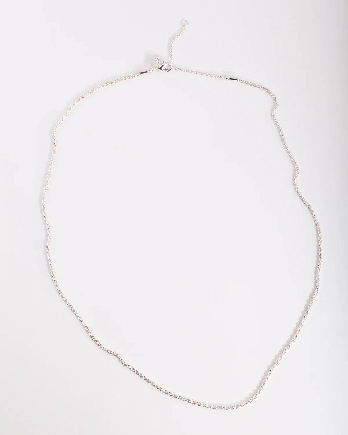 Silver Plated 60cm Rope Chain Necklace - Image 3
