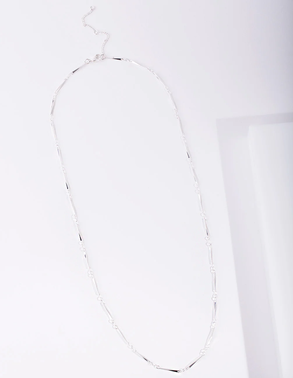 Silver Plated Long Necklace - Image 2
