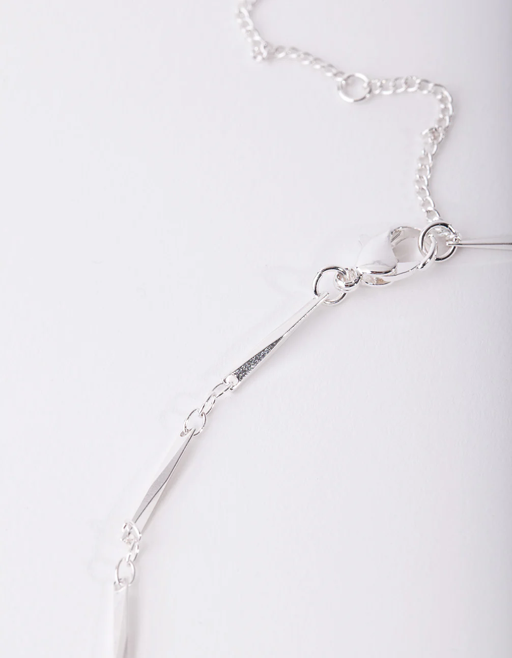Silver Plated Long Necklace - Image 3