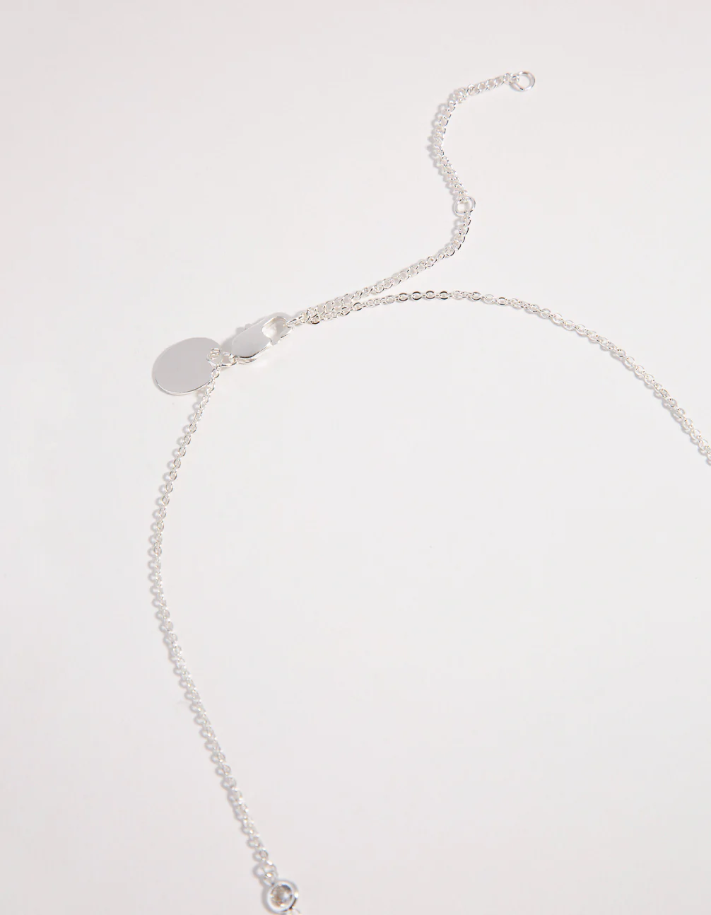 Silver Seven Crystal Necklace - Image 3