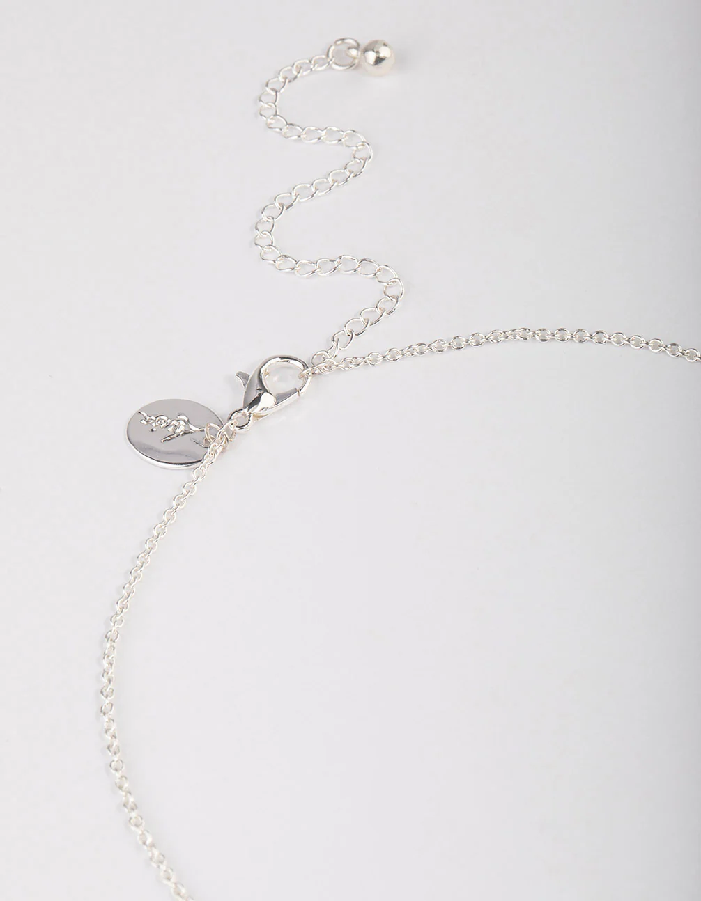 Silver Plated Cubic Zirconia Freshwater Pearl Pendant Necklace - Image 3