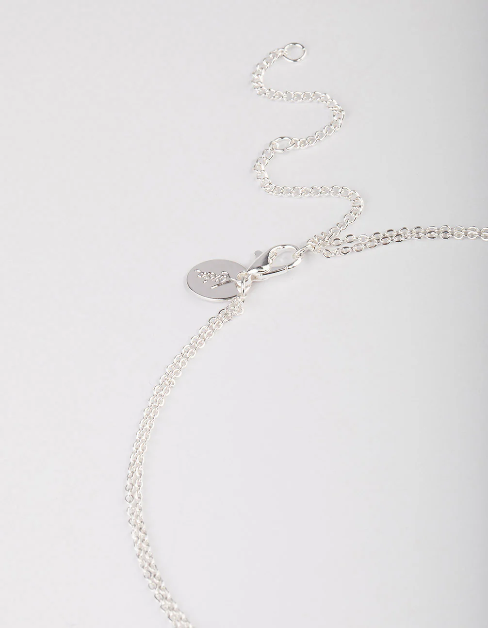 Silver Plated Double Freshwater Pearl Double Layer Necklace - Image 3