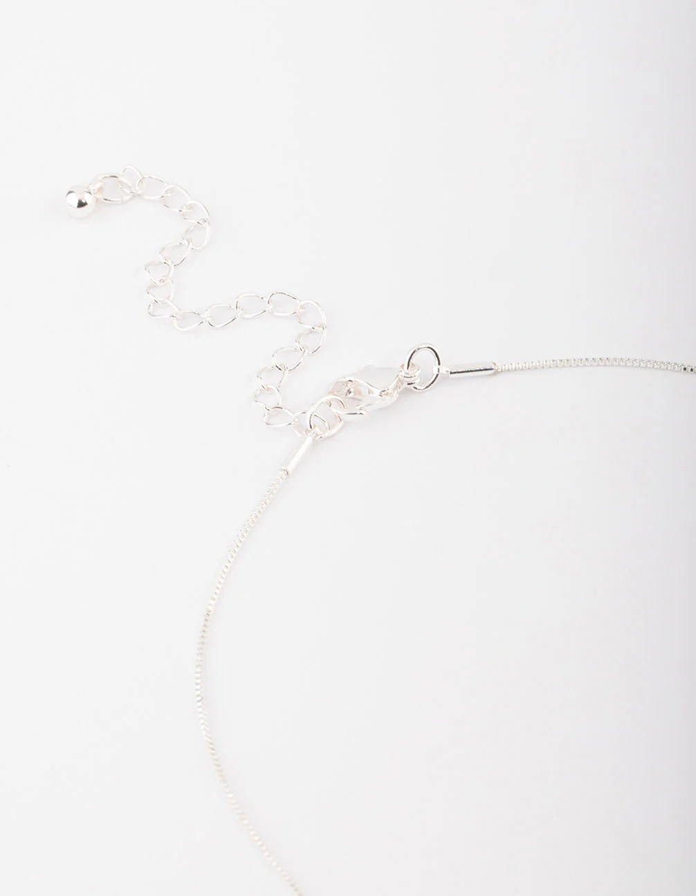 Silver Plated Freshwater Pearl Pendant Necklace - Image 3
