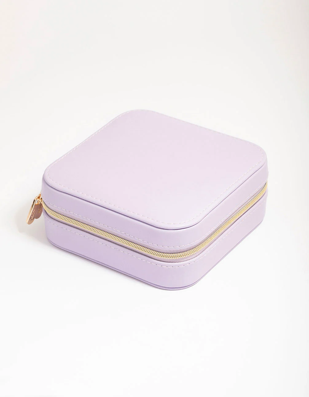 Purple Faux Leather Square Jewellery Case - Image 3