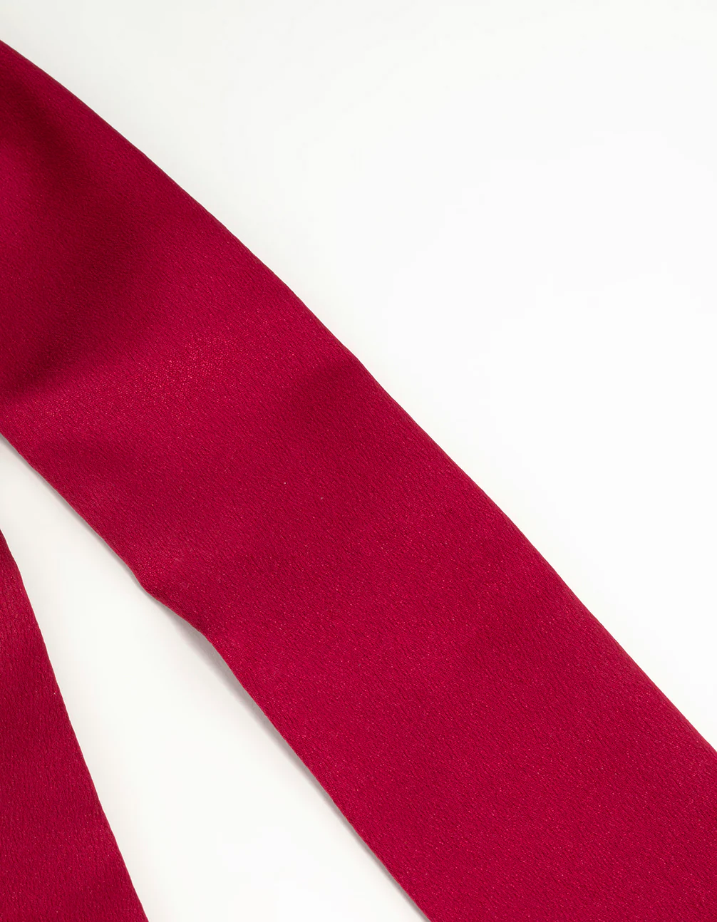 Red Fabric Statement Bow Hair Clip - Image 3