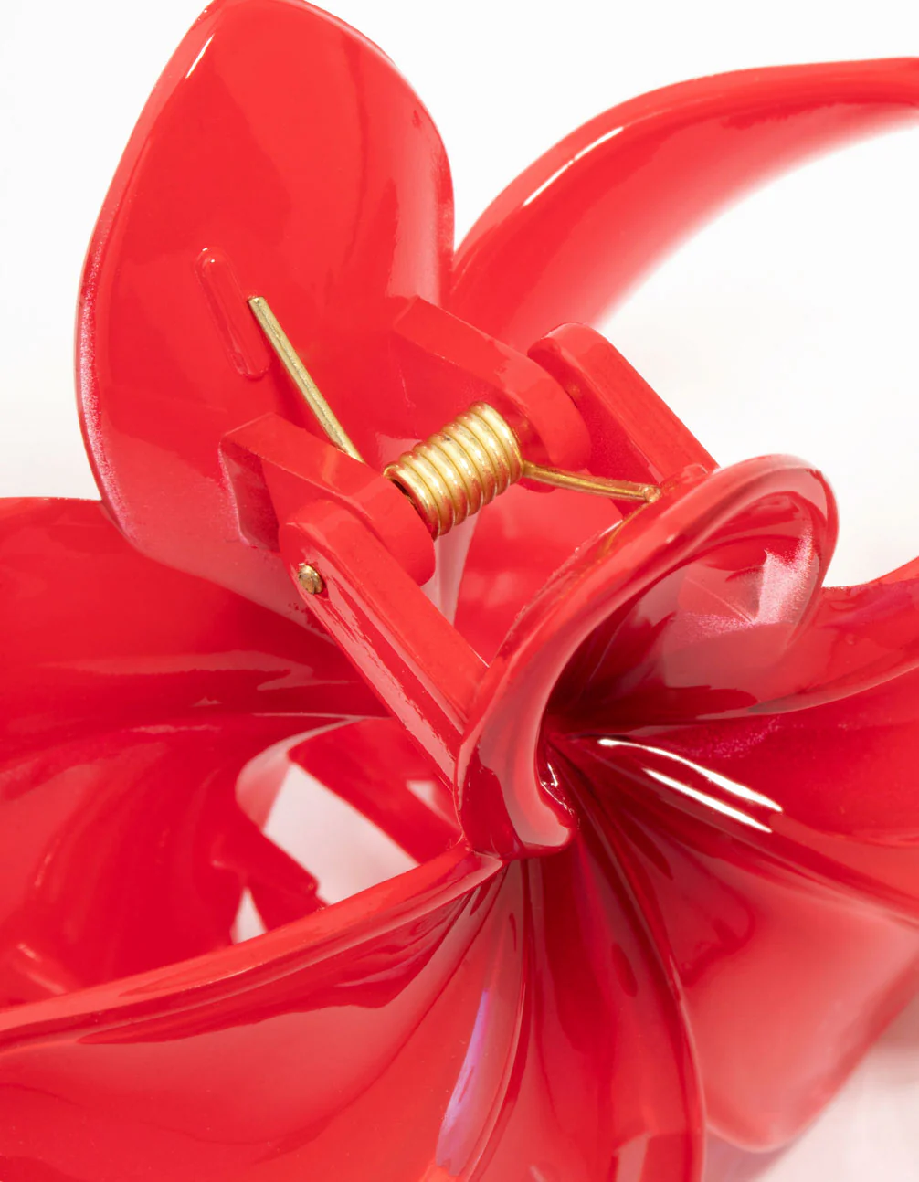 Red Frangipani Claw Clip - Image 3