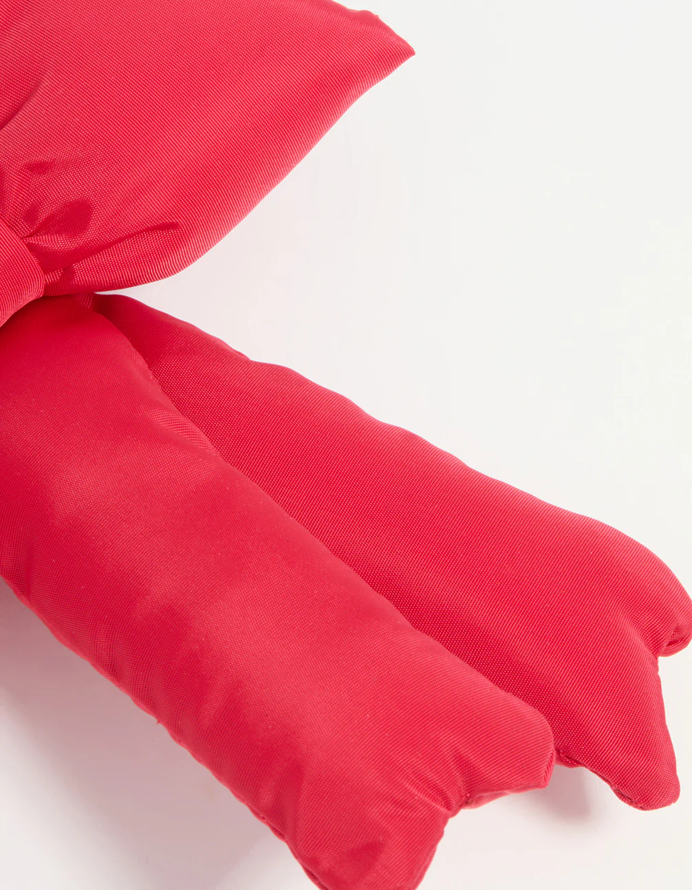 Red Puffy Bow Keychain - Image 3