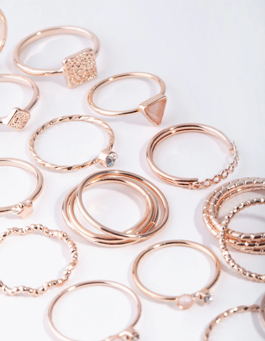 Rose Gold Diamond Cut Ring 26-Pack - Image 3