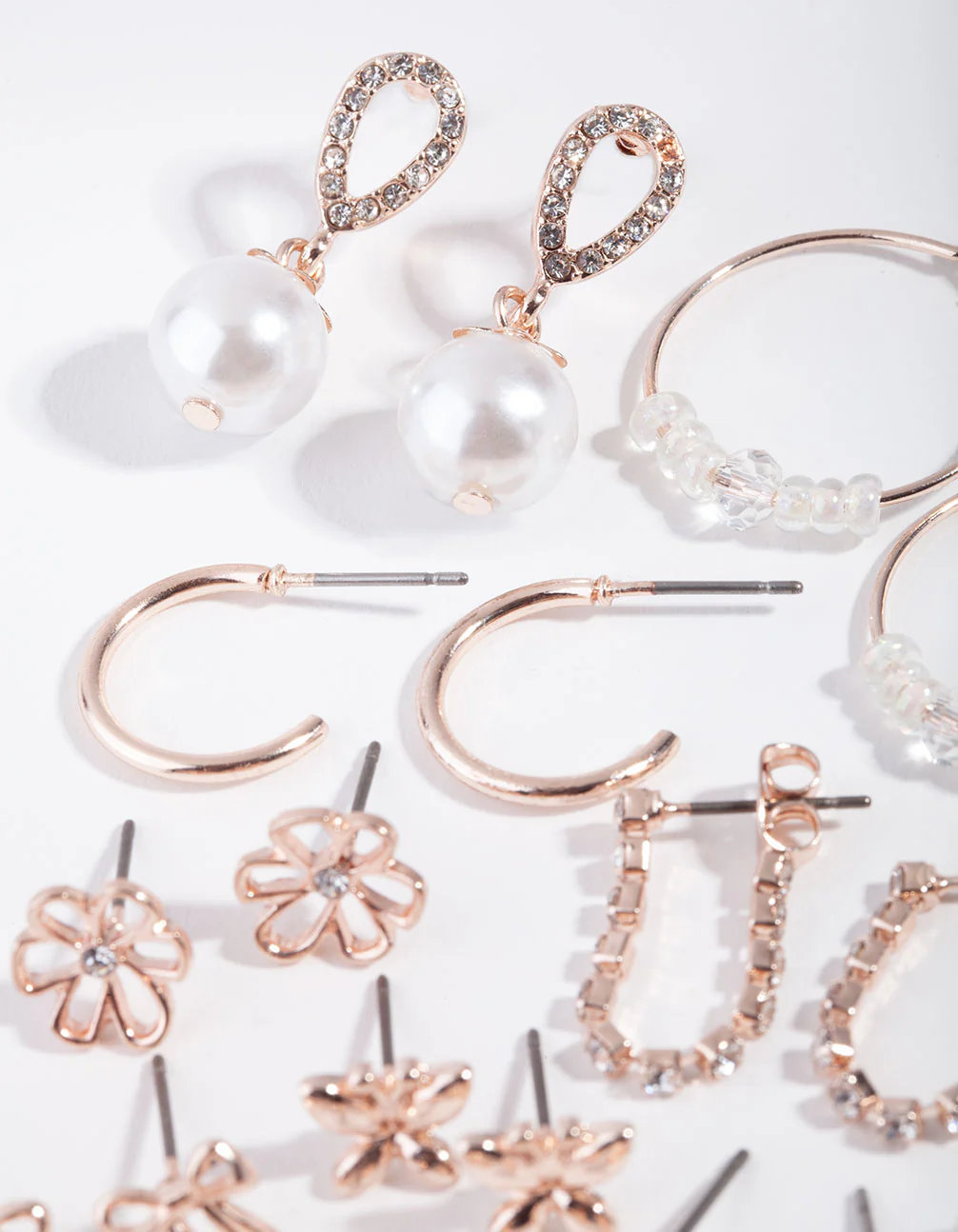 Rose Gold Feminine Fun 16-Pack Earring - Image 2