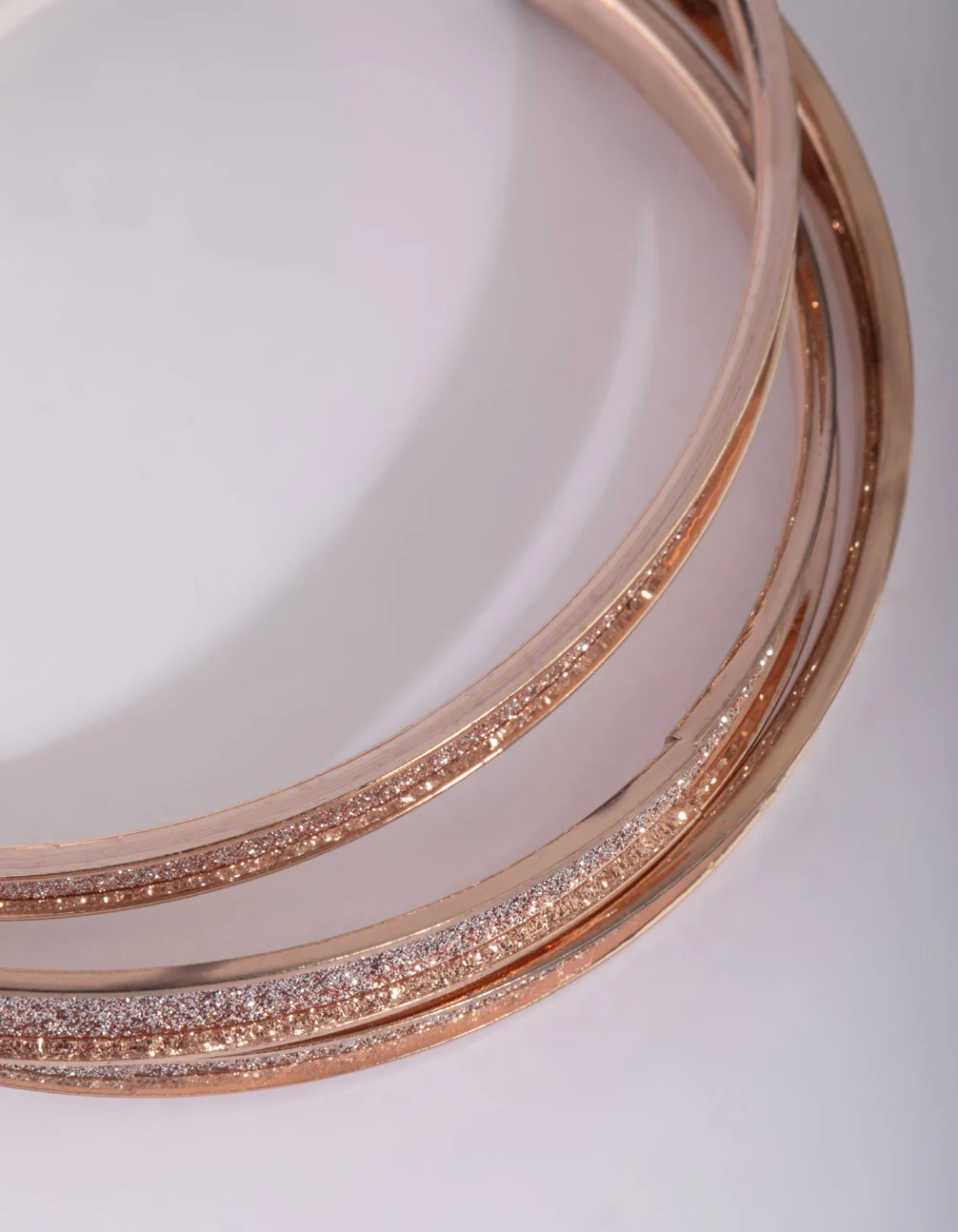 Rose Gold Glitter Bracelet Pack - Image 2