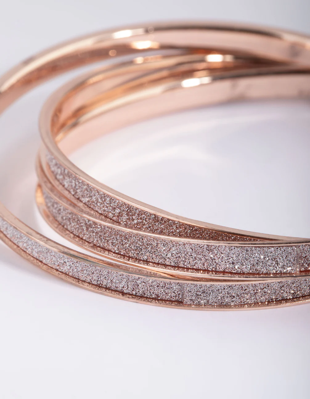 Rose Gold Glitter Bracelet Pack - Image 3