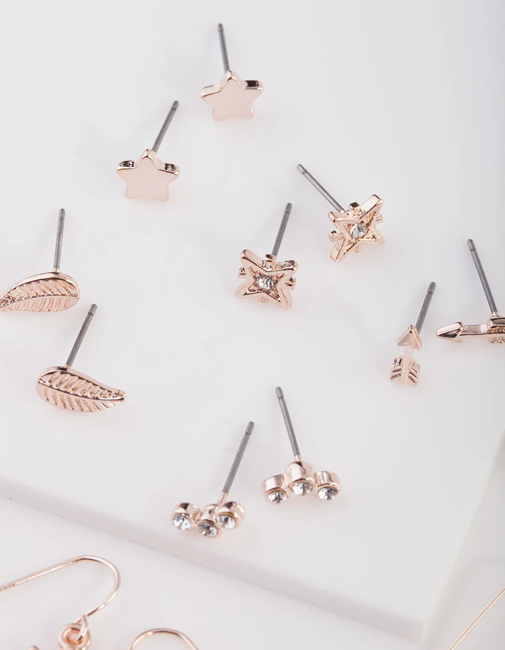 Celestial Rose Gold Earring 9-Pack - Image 2