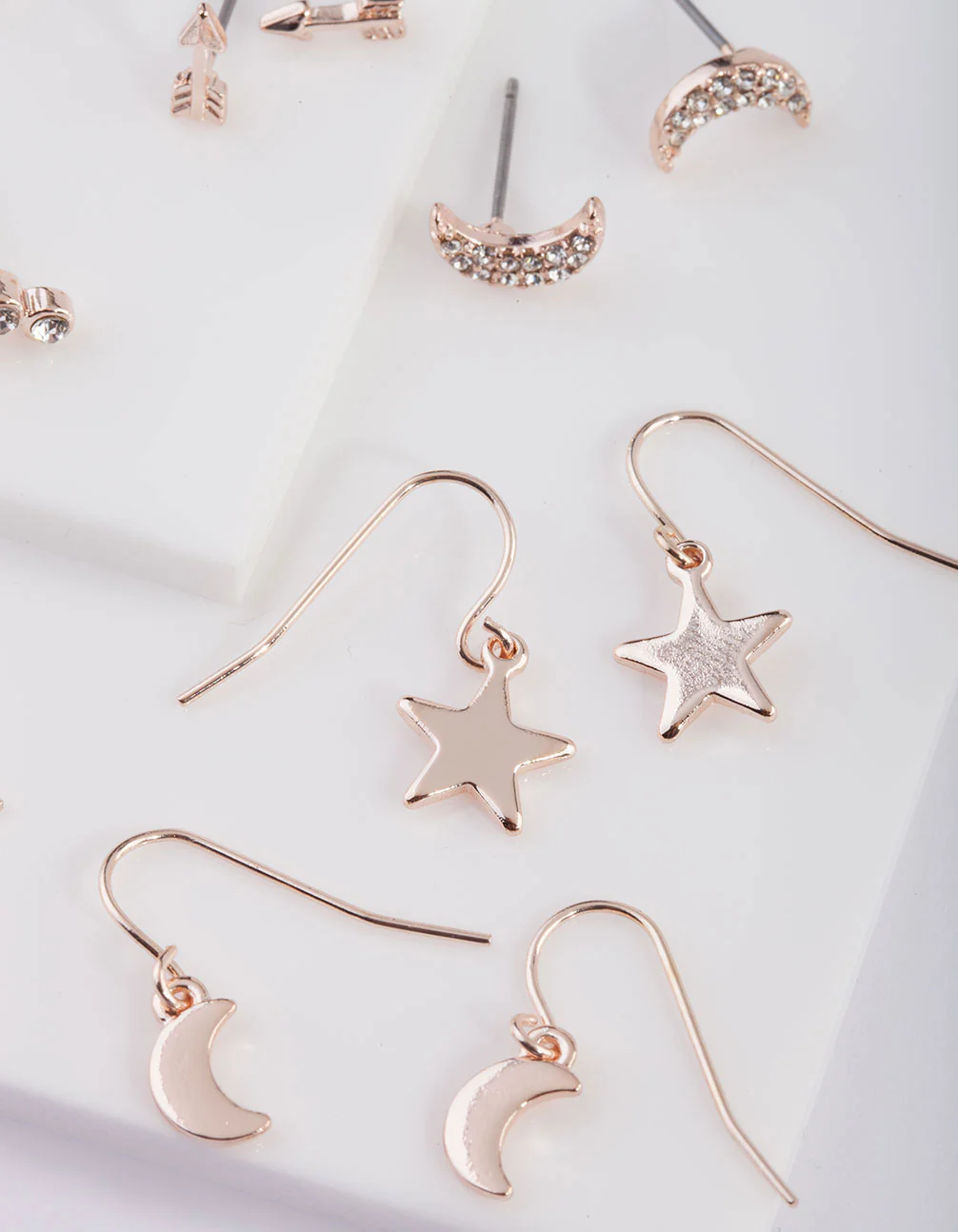 Celestial Rose Gold Earring 9-Pack - Image 3