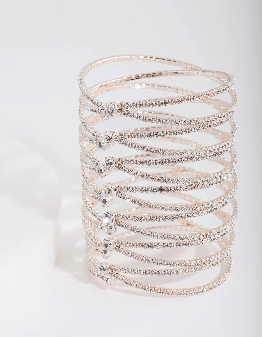 Rose Gold Crossover Diamante - Image 2