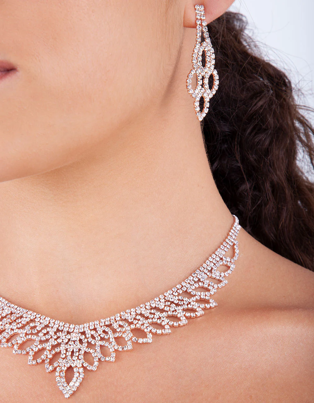 Rose Gold Decorative Diamante Set - Image 4
