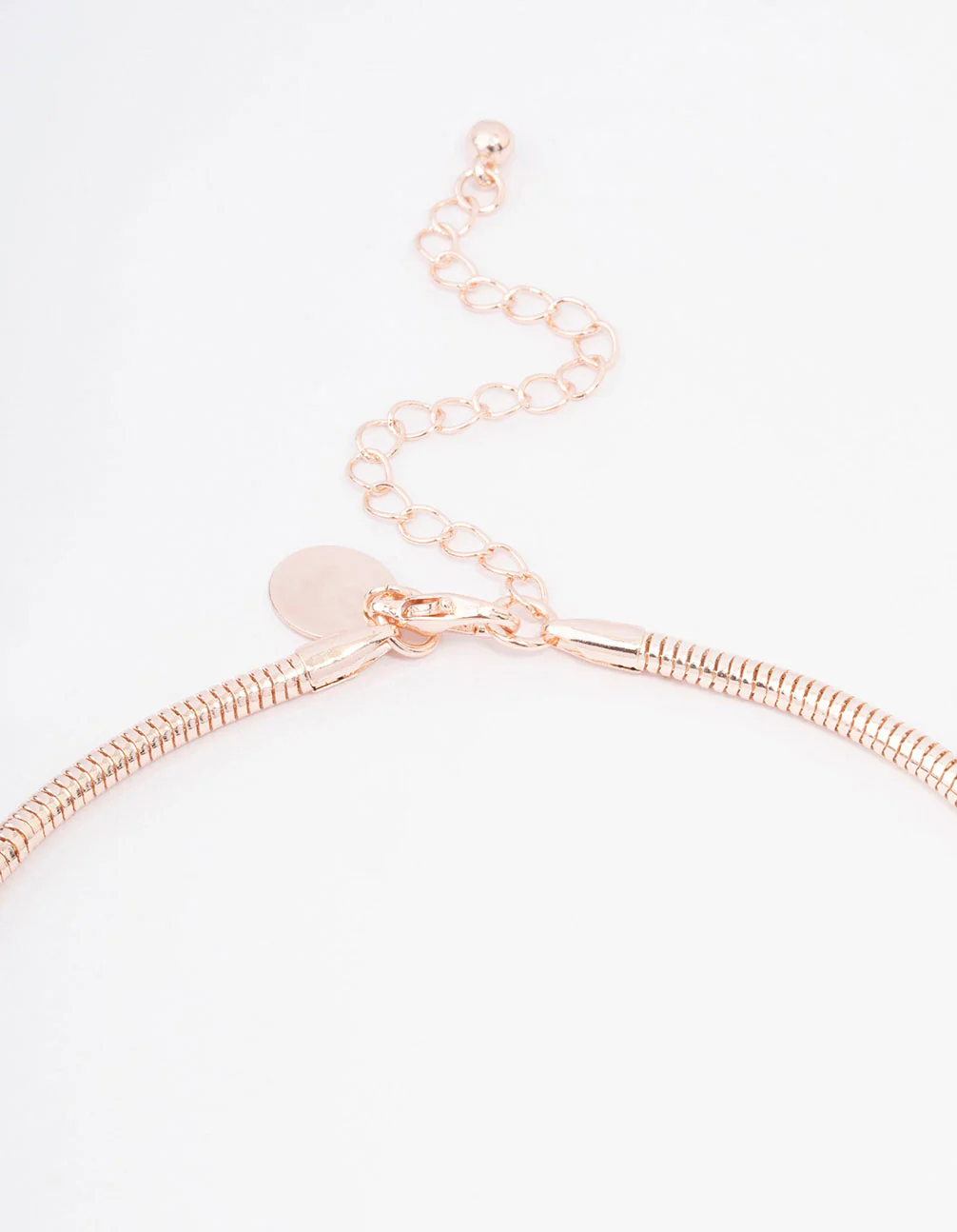Rose Gold Marquise & Pearl Flower Statement Necklace - Image 3