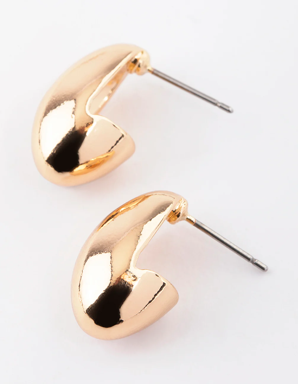 Gold Small Oval Stud Earring Pack - Image 3