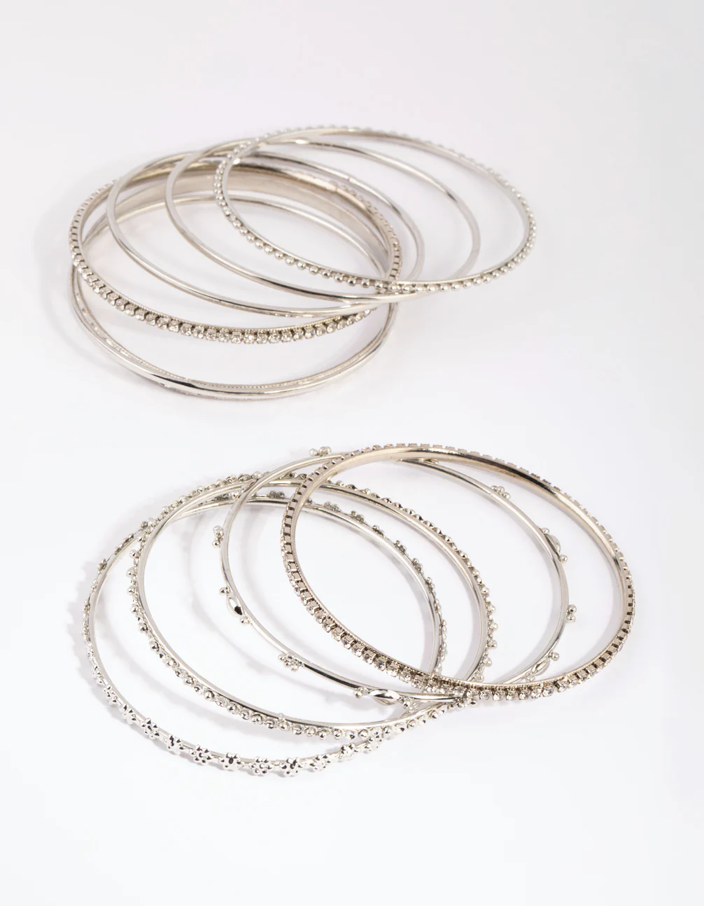 Silver Statement Bangle Pack - Image 3
