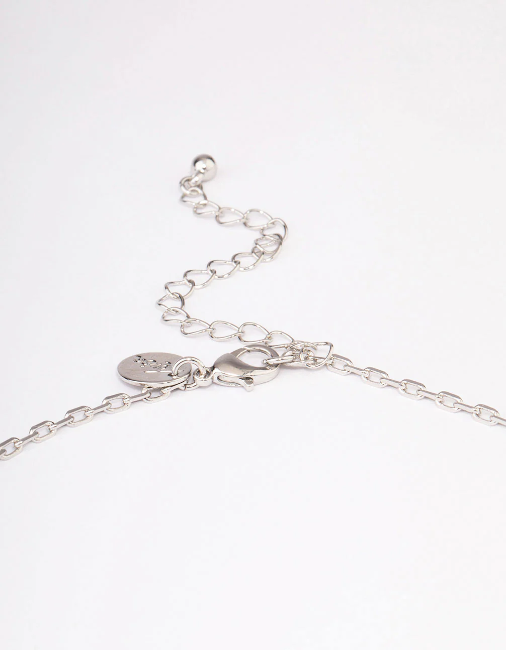 Silver Bow Chain Necklace - Image 3
