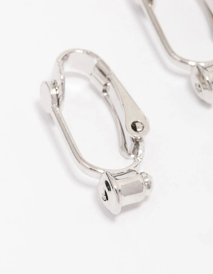 Silver Clip On Stud Earring Converter - Image 2