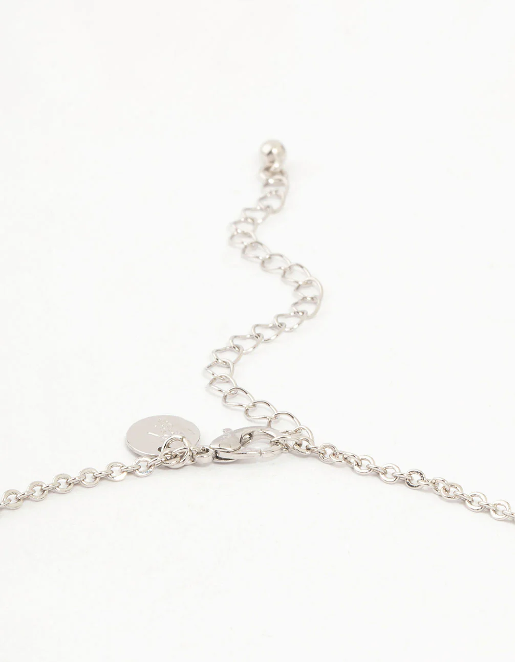 Silver Cubic Zirconia Vine Y-Necklace - Image 3
