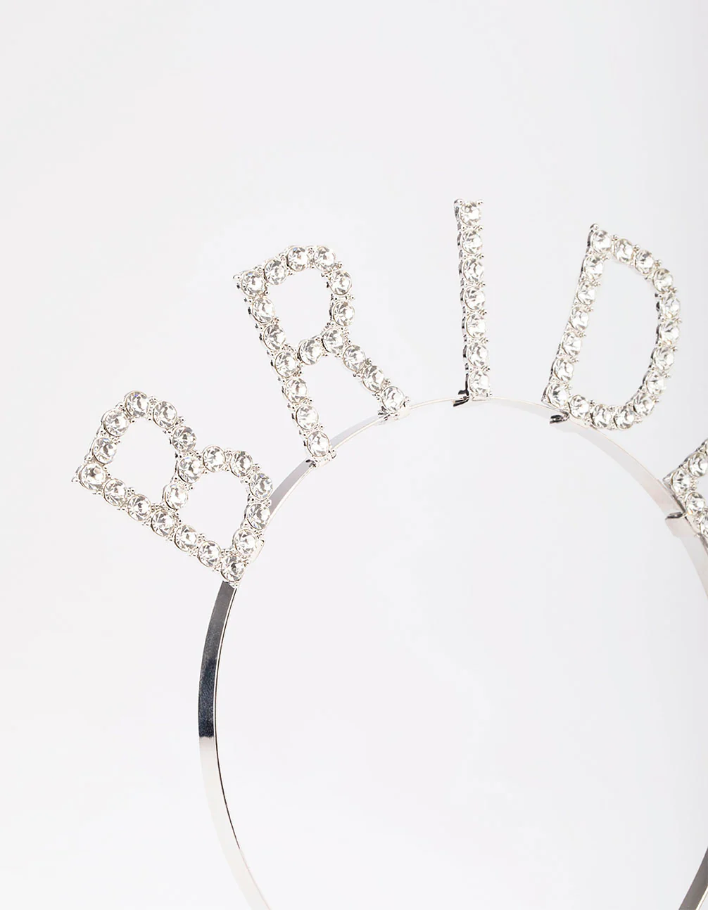 Silver Diamante Bride Headband - Image 2