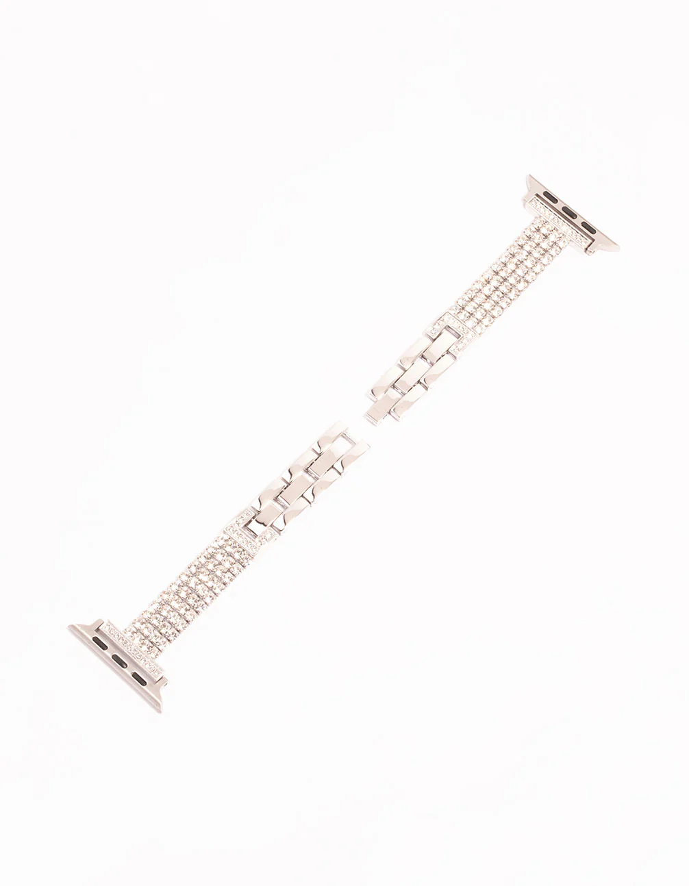 Silver & Diamante Watch Strap 42/44/45 - Image 3
