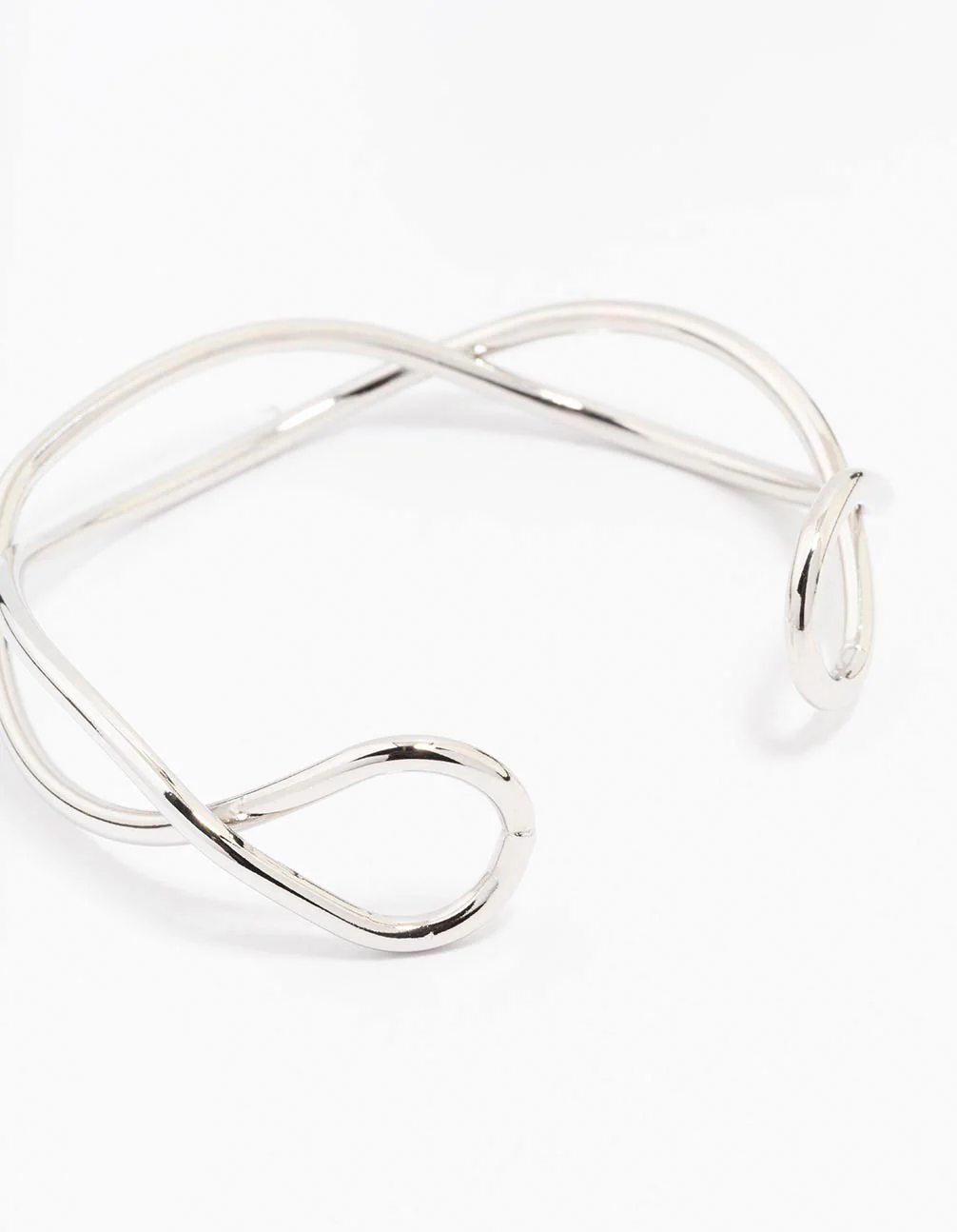 Silver Interwoven Wrist Cuff - Image 3