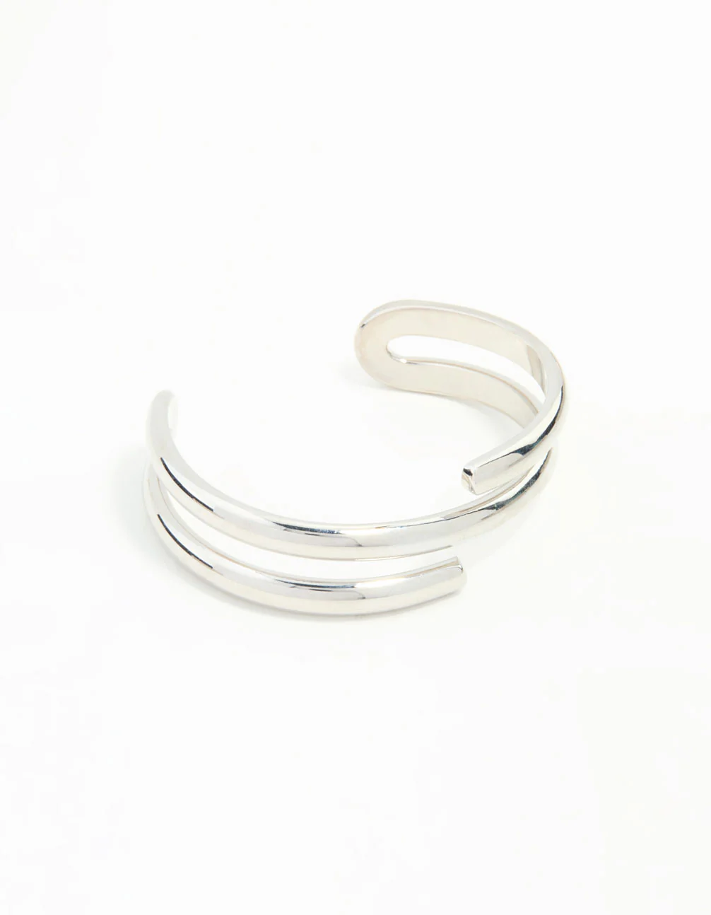 Silver Wrap Around Wrist Cuff