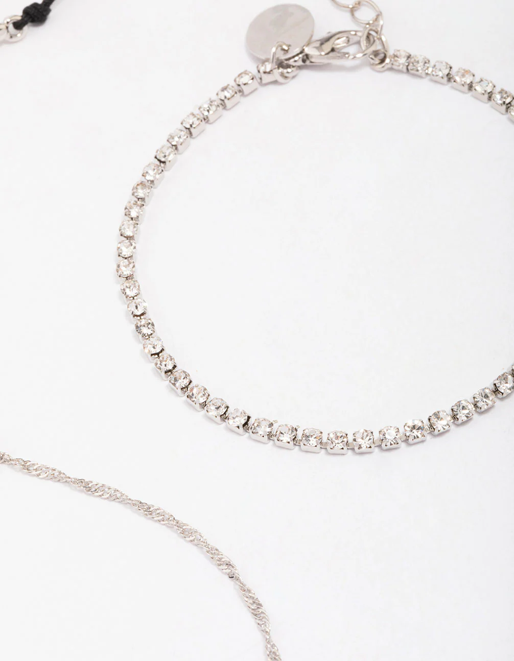 Silver Mini Cross Bracelet 4-Pack - Image 2