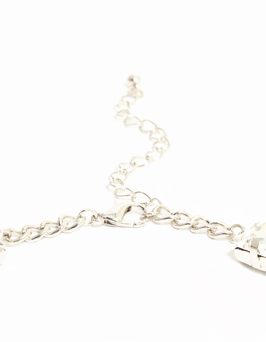 Silver Diamante Choker Necklace - Image 5