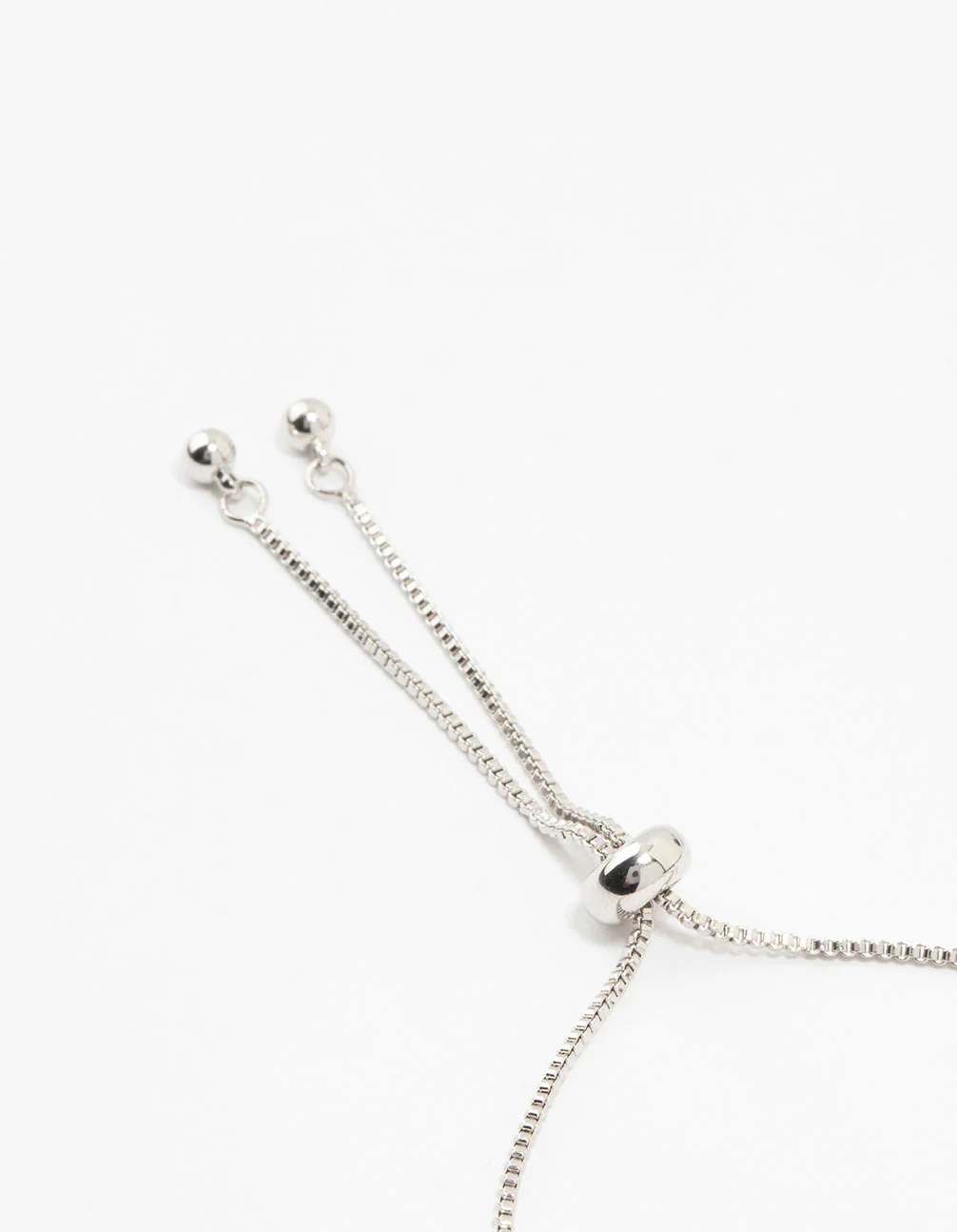 Silver Round Cubic Zirconia Halo Toggle Bracelet - Image 3