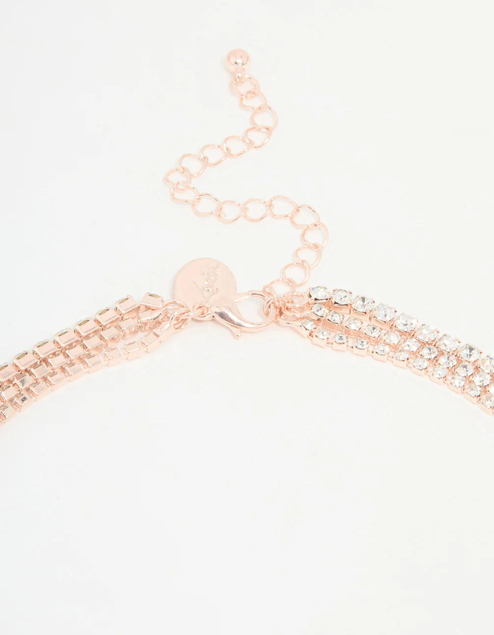 Rose Gold Butterfly Layered Necklace - Image 3