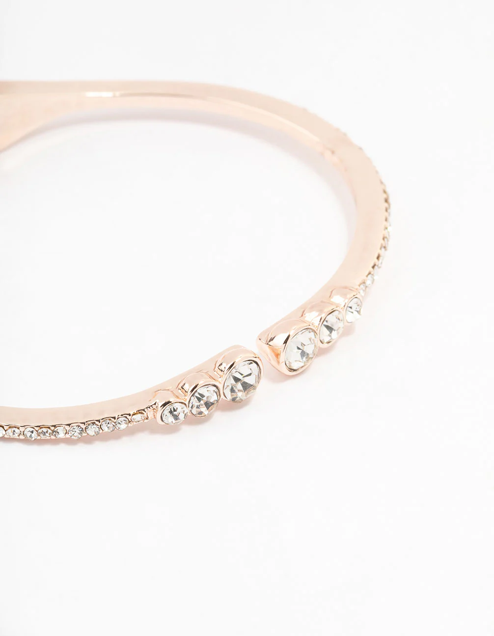 Rose Gold Diamante Bracelet - Image 2