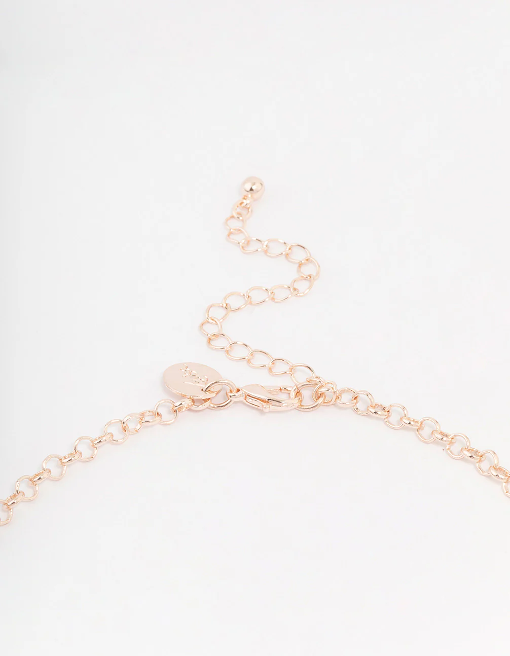 Rose Gold Glowing Circular Statement Necklace - Image 3
