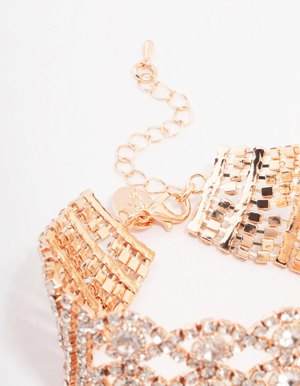 Rose Gold Marquise Cupchain Bracelet - Image 3