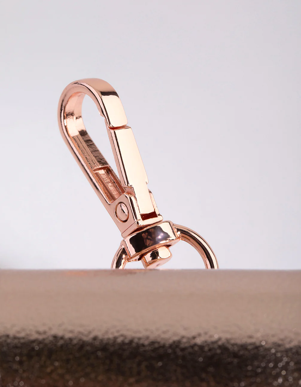 Tall Rose Gold PU Leather Earpod Case - Image 3