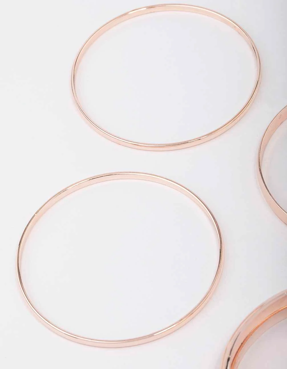 Rose Gold Thick & Thin Bangle 4-Pack - Image 3